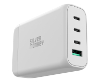 Silver Monkey Ładowarka GaN 130W USB-C PD + USB 3.0 QC W - 1097685 - zdjęcie 2
